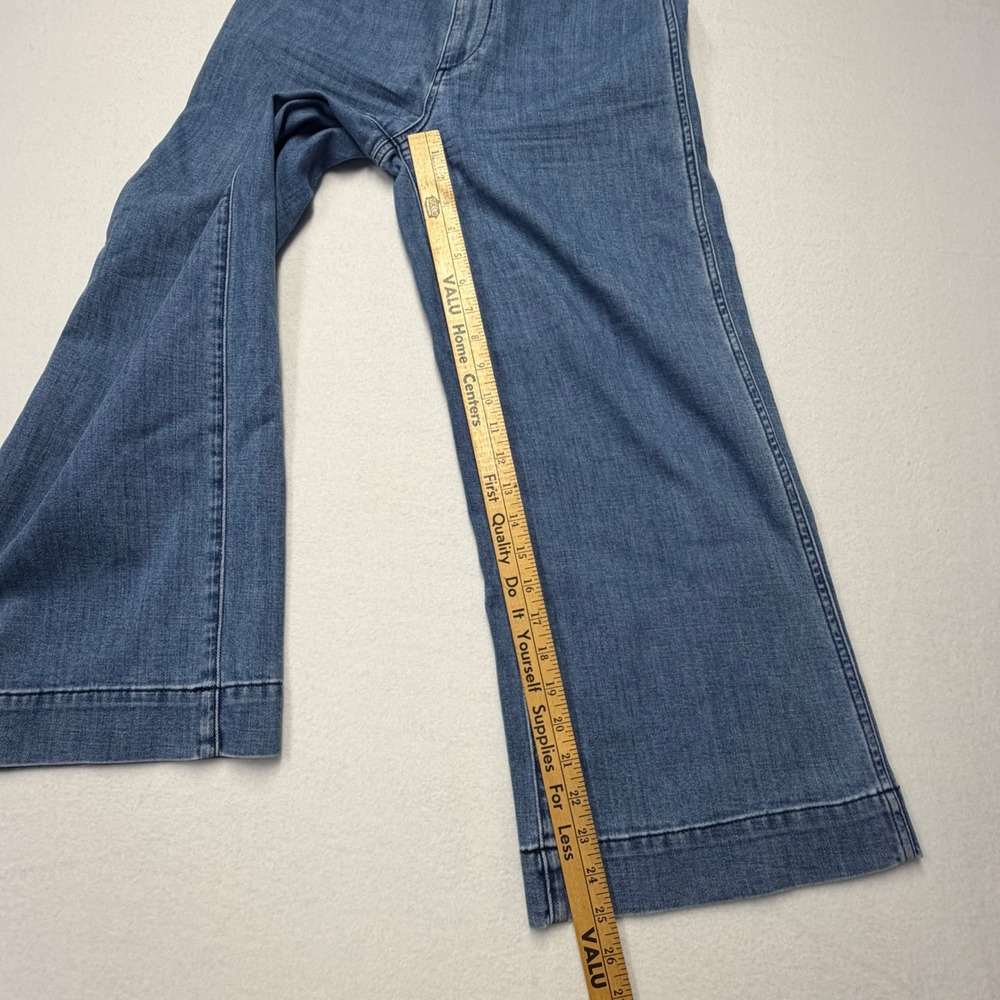 Madewell Emmett Wide Leg Crop Jeans High Rise 26 Medium Wash Denim Size 26 Retro - Picture 9 of 9